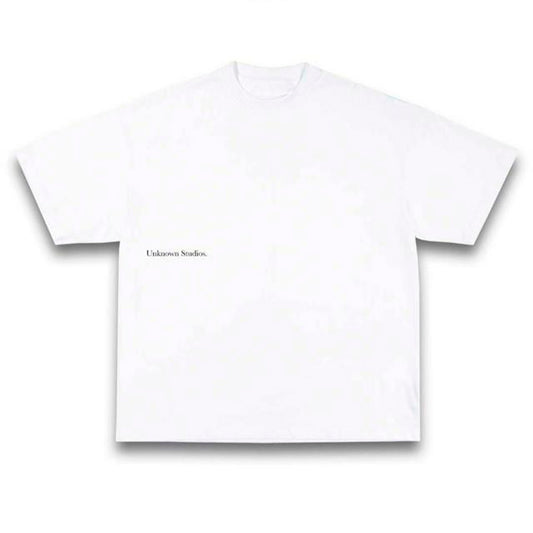 Polera "Fashion for the fearless" Blanca